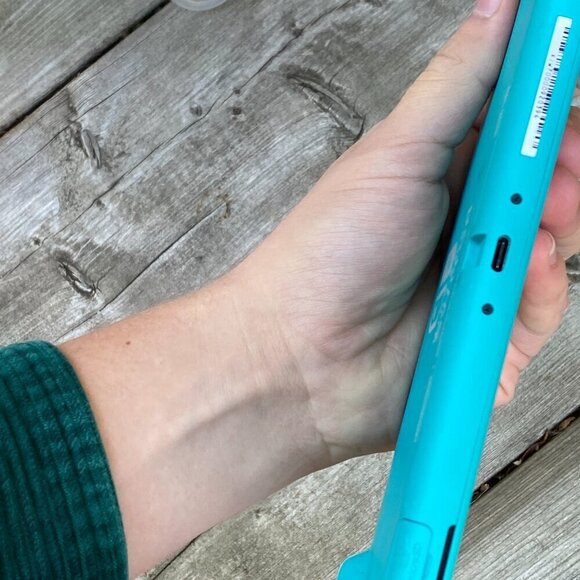 Nintendo Switch Lite Blue Bundle With 2 Games - Assassins Creed & Saints Row - Picture 3 of 7